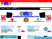 Tablet Screenshot of amplifiercoversonline.com